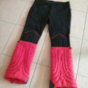 Profile Men’s Black and Red Skiing, Leg Gator Pant